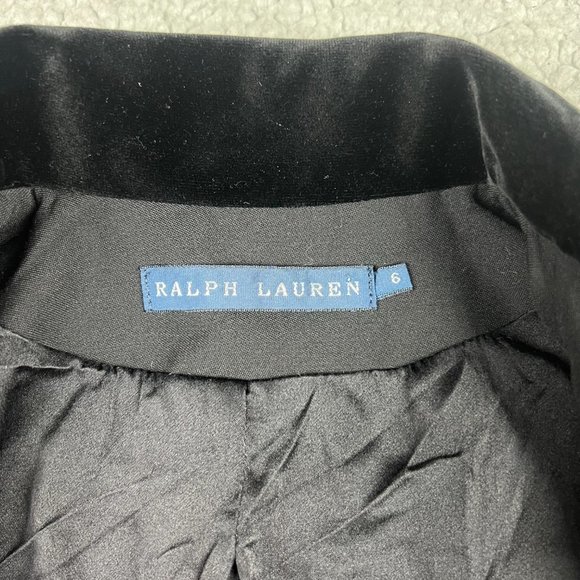 Ralph Lauren Blazer Womens 6 Black SAMPLE Jacket Sport Coat Fox Hunt Riding Work - Picture 5 of 10